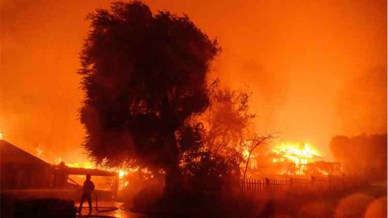 লস অ্যাঞ্জেলেসে ভয়াবহ দাবানল...