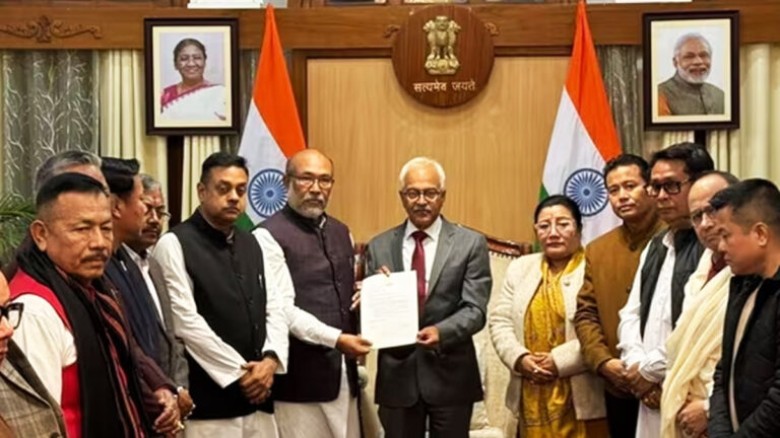 ভারতের মণিপুর রাজ্যের মুখ্যমন্ত্রীর পদত্যাগ...