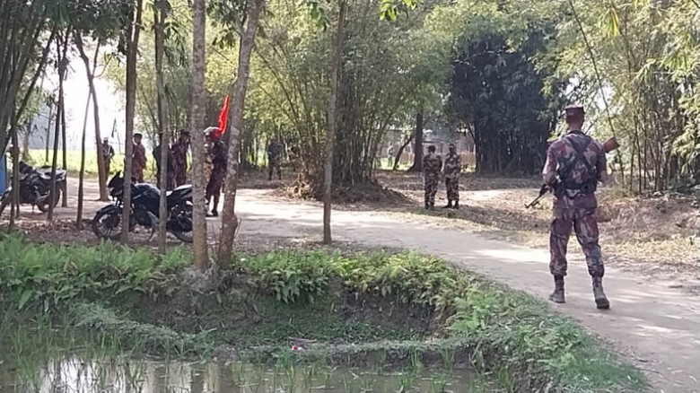 কুড়িগ্রামের ফুলবাড়ী সীমান্তে