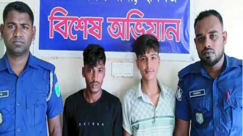 শায়েস্তাগঞ্জে পুলিশের অভিযানে ৫ পলাতক আসামি গ্রেফত...