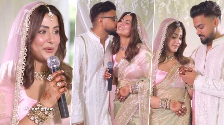দীর্ঘদিনের প্রেমিক প্রযোজক ও ব্যবসায়ী রকি জয়সওয়ালের সঙ্গে বিবাহবন্ধনে আবদ্ধ হয়েছেন ভারতীয় হিন্দি টিভি সিরিয়ালের জনপ্রিয় অভিনেত্রী হিনা খান।