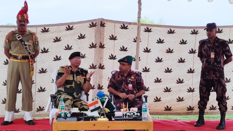 ৫৮ বিজিবি-বিএসএফ ব্যাটালিয়ন কমান্ডার পর্যায়ে বৈঠক অনুষ্ঠিত হয়েছে