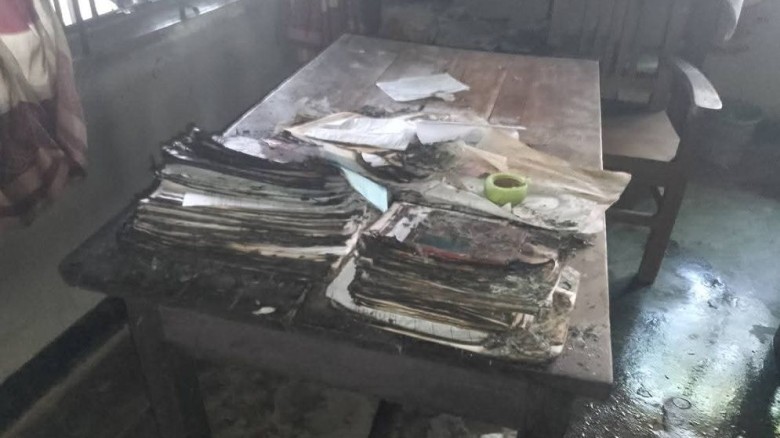 ব্রাহ্মণবাড়িয়ায় মধ্যরাতে গ্রামীণ ব্যাংকে আগুন...