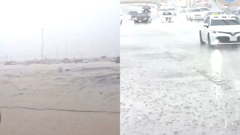 সৌদি আরবের জেদ্দায় ভারি বৃষ্টি ও বজ্রপাত