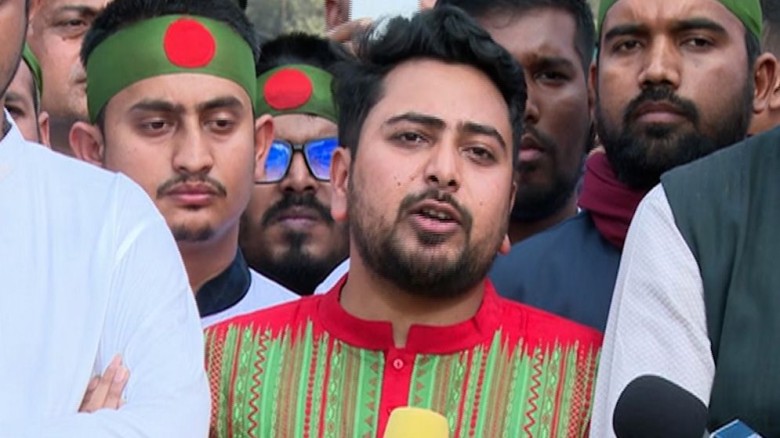 জাতীয় নাগরিক পার্টির (এনসিপি) আহ্বায়ক নাহিদ ইসলাম।